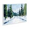 Stupell Industries Snowy Tall Tree Pass Wall Plaque, design by Petal Prints Design